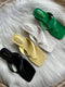 Solid Colour Open Toe Sandals